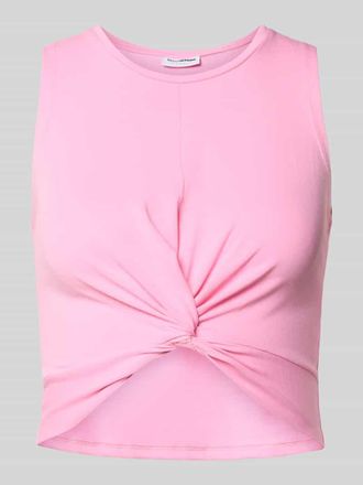 Noisy May Crop Top mit Knotendetail Modell TWIGGI in Rosa, Gr&ouml;&szlig;e XL