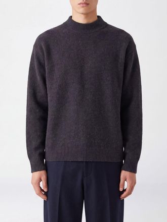 Paolo Pecora Maglia a lupetto in misto lana con spalle scese e bordi a costine