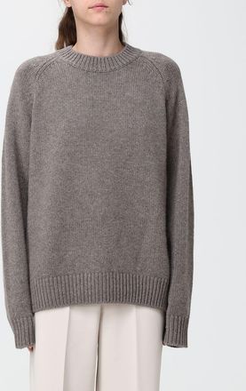 Lisa Yang Pure Cashmere Crewneck Jumper with Ribbed Trims