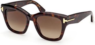 Tom Ford Sunglasses, unisex, Brown, Size: 53 MM Icon Sunglasses