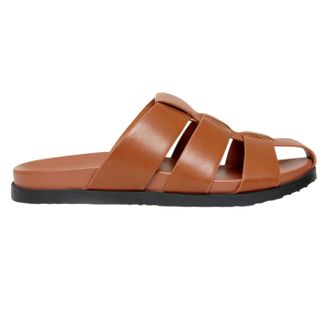 Threadbare Open teen sandalen voor heren in vissersstijl (Tan)