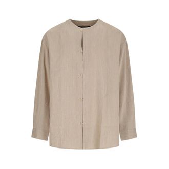 Jacquemus Casual Shirts, male, Beige, Size: L La Chemise Pastro