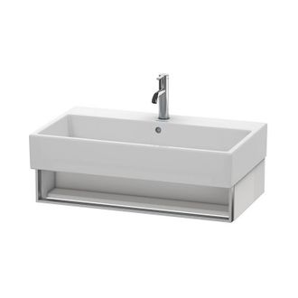 Duravit Mueble De Pared Duravit Vero Air 58,4 X 43,1 Cm, 1 Compartimento Abierto, Para Vero Air 235080, Color (frente/cuerpo): Roble Oscuro Cepillado Chapa De