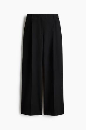 H&M Elegante Hose aus Wollmix - Schwarz