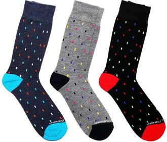 Unsimply Stitched 3-Pack Mens Crew Socks