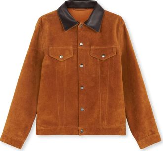 Fortela Thirty Heritage Leather Jacket in Ecru at Nordstrom, Size 54 Eu