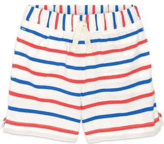 primary Baby Play Short In Blueberry Stripe in Blueberry Strawberry Stripe at Nordstrom, Size 12-18M