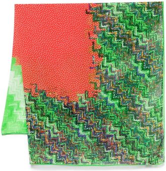Missoni Sciarpa con stampa anni 2000 - Verde