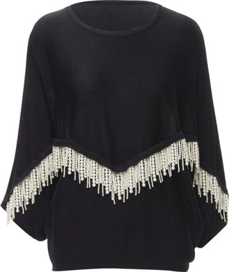 Giambattista Valli pearl sweater top