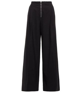 Proenza Schouler High-rise wide-leg wool-blend pants