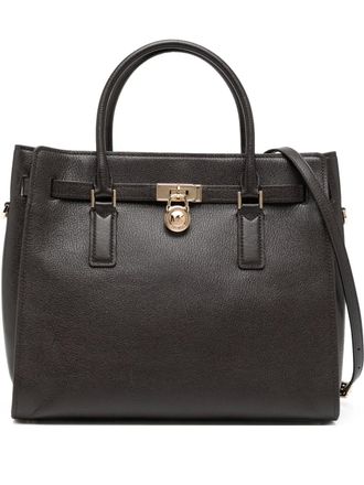 Michael Kors large Hamilton Moderne tote bag - women - Calf Leather - One Size - Brown