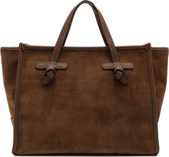 Gianni Chiarini Miss Marcella 32 Brown Suede Tote