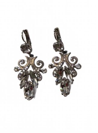 Mariana Womens Chandelier Earrings In Clear Crystal