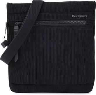 Hedgren Leonce RFID Crossbody, Corduroy Black, One Size