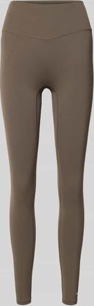 P.E Nation Leggings mit elastischem Bund und Logo in Taupe, Gr&ouml;&szlig;e XL