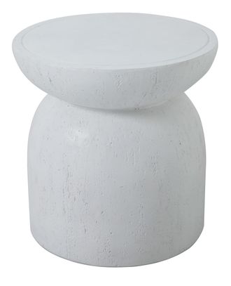 Nordlys Mesa auxiliar interior y exterior en magnesita blanca