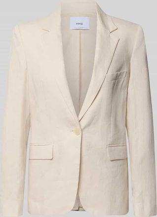 Mango Blazer mit Pattentaschen Modell Boreli in Beige, Gr&ouml;&szlig;e 34