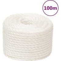 OEM Cuerda De Trabajo De Polipropileno Blanca De 12 Mm Y 100 M - Crezuo