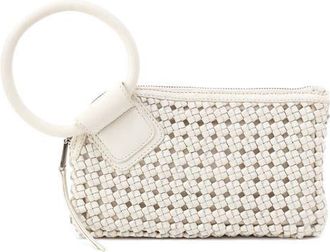Hobo Sable Woven Leather Clutch in Whitecap at Nordstrom