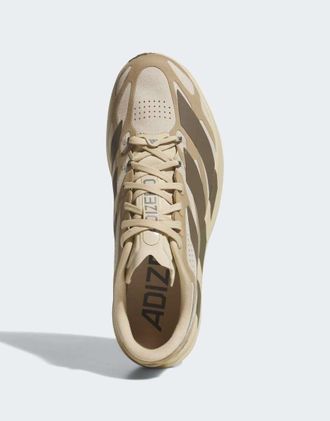 adidas adidas Performance - Adizero Evo SL EXO - Sneakers in camoscio beige e marroni-Neutro