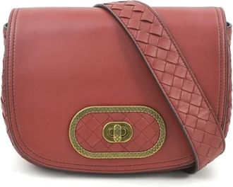 Bottega Veneta Pre-owned Fabric shoulder-bags - Dames - Vintage Schoudertas - Rood - ONE Size - Vintage