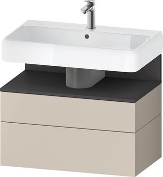 Duravit Duravit Qatego Mueble Bajo Lavabo, 1 Extra&iacute;ble Y 1 Caj&oacute;n