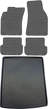 OEM Juego De Alfombrillas De Goma Para Coche Y Maletero Para Audi A6 C6 Kombi (de Junio De 2006 A 2011)