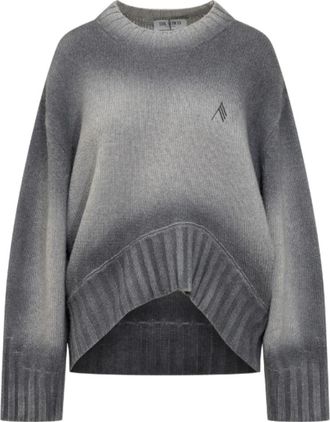 The Attico Light Grey Crew Neck Sweater