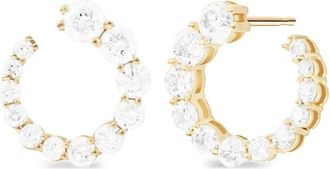 Melissa Kaye Orecchini Aria in oro giallo 18 carati con diamanti