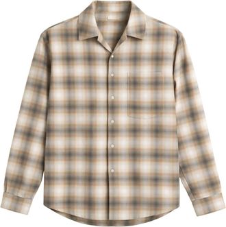 J.W.Anderson Geruite overhemd met schaduweffect - Heren - Casual Overhemden - Beige - S - Overhemden