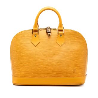 Louis Vuitton Pre-owned Womens Epi Alma Pm - Mustard Leather - One Size