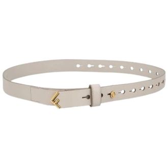Fendi Pre-owned Belts, female, Gray, Size: ONE SIZE Pre-owned Vintage Belt