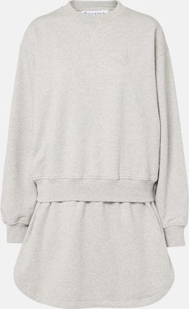 J.W.Anderson Layered cotton jersey sweatshirt dress