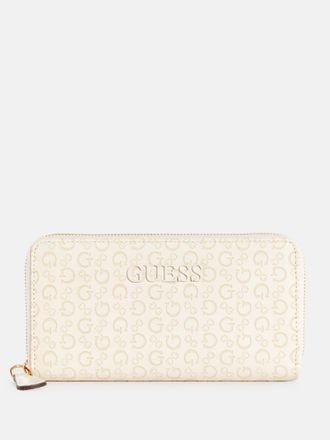 Guess Bowie Debossed Logo Zip-Around Wallet