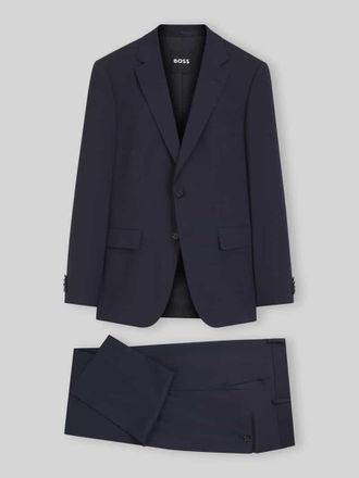 HUGO BOSS Slim Fit Anzug aus reiner Schurwolle Modell H-HUGE-2PCS-263 in Marine, Gr&ouml;&szlig;e 102