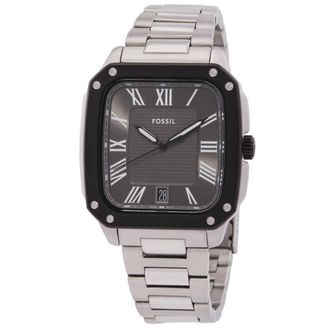 Fossil Crosby Quartz Grey Dial Mens Watch FS6122