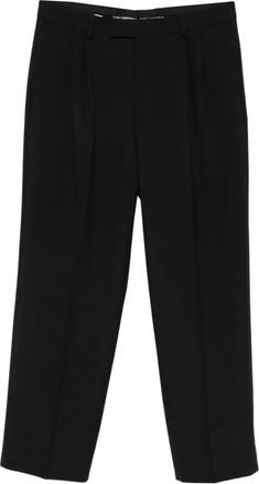 Karl Lagerfeld Pantaloni sartoriali con pieghe - Nero