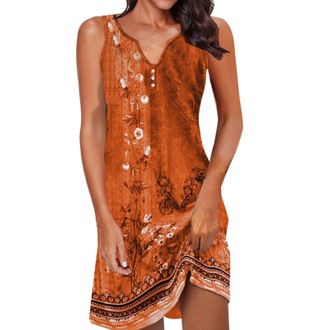 Generic Plus Size Dresses for Women 22-24 Knot Front Dress Plus Size Cotton Maxi Baby Pink Prom Elegant Dress Women Midi Body Con Dresses Kaftan Colourful Pro