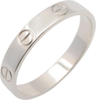 Cartier Silver White Gold (18K) Band Ring (Pre-Owned)