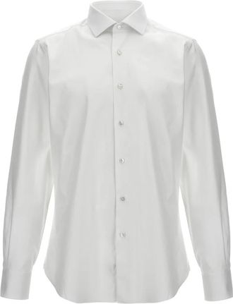 Barba Journey Shirt - Heren - Zakelijke Overhemden - Wit - 5XL - Katoen - Overhemden