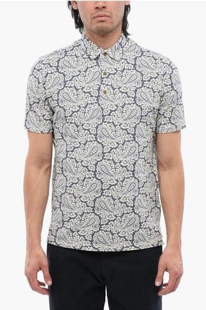 Altea Short Sleeved Polo With Paisley Motif size S