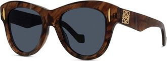 Loewe Sunglasses, female, Brown, 51 MM, Anagram Sunglasses