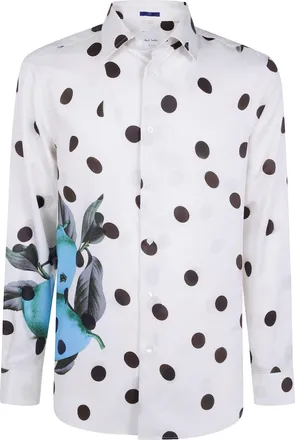 Paul Smith Shirt Regular Fit White Dot