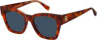 Tommy Hilfiger Zonnebril - Dames - Zonnebrillen - Rood - 52 MM - Accessoires