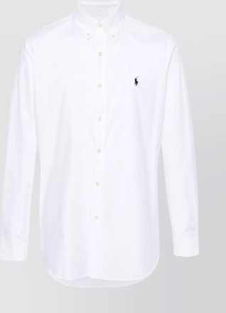 Ralph Lauren rear box-pleat button-down collar shirt