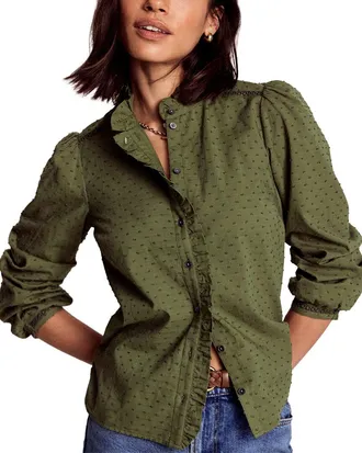 Boden Helena Cotton Dobby Top