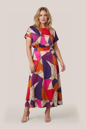 Mart Visser Scarlett Print Top Plum / Multi Maxi