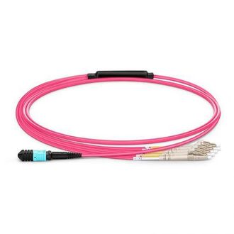 OEM Cable De Fibra &Oacute;ptica/infiniband Lanview Lvo230501-mtp De 1 M, Color Morado