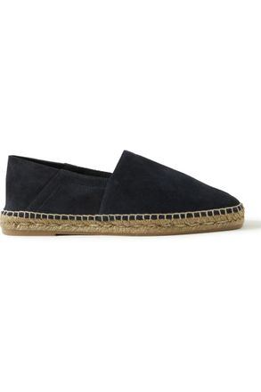 Tom Ford Barnes Collapsible-Heel Suede Espadrilles