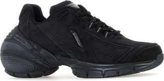 Givenchy Mens Black Leather Tk-Mx Runner Sneakers